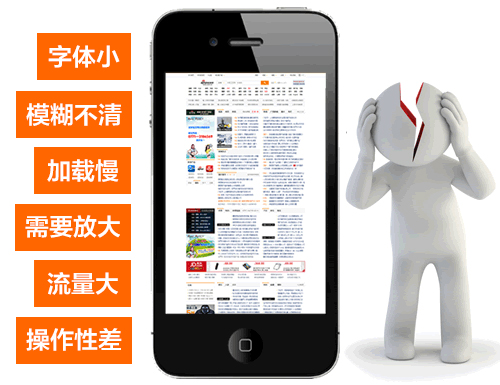 為什么手機網(wǎng)站的流量很大轉(zhuǎn)化率卻很低